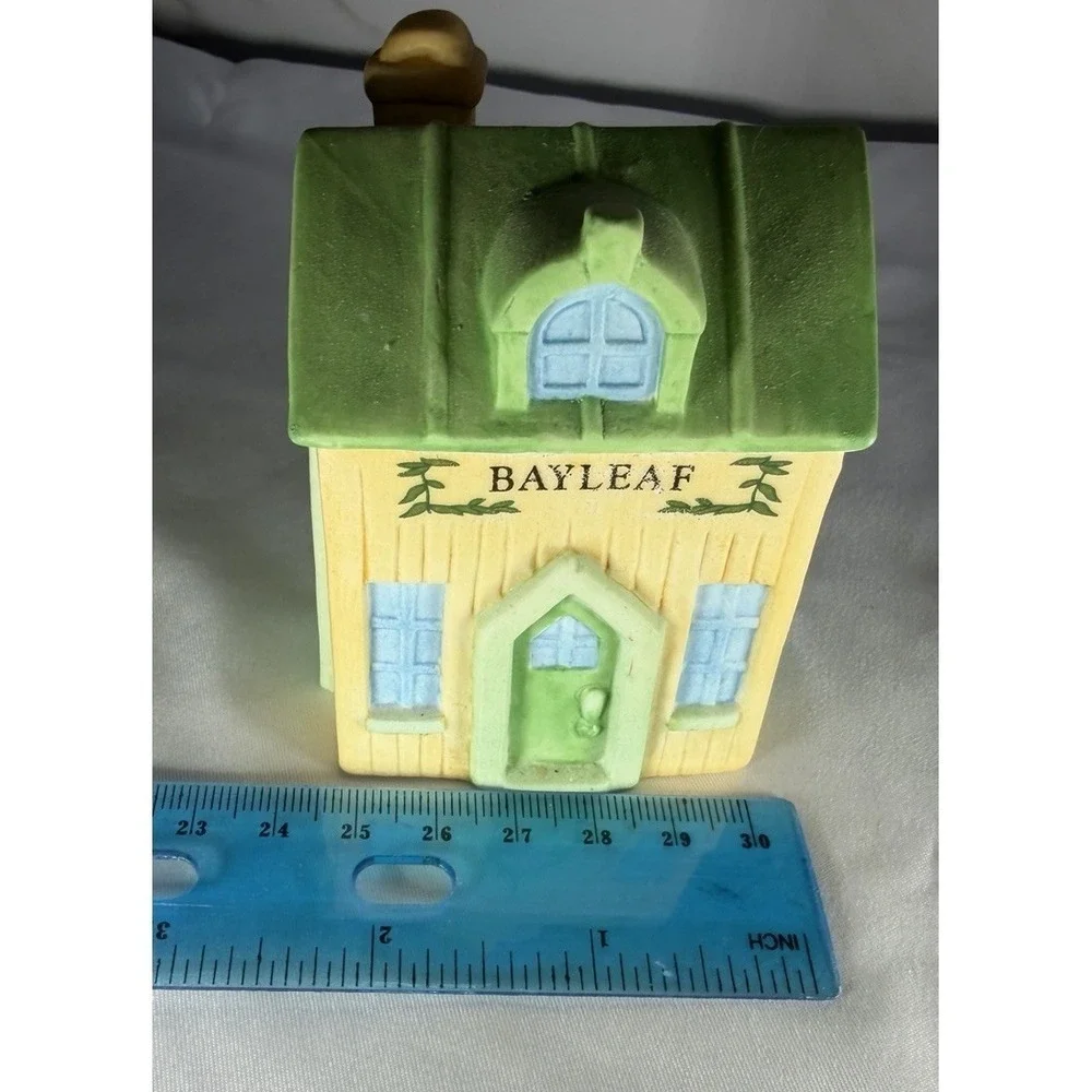 Vtg Spice Jar BAYLEAF Country Kitchen Collection 1994 NIB House Cottage Core